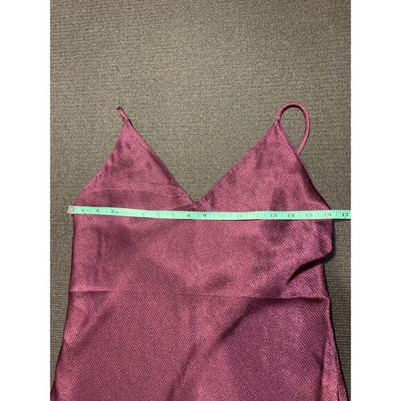 Natori Women's Purple Infinity Jacquard Slip Dress Nightgown Size Small - Picture 2 of 6